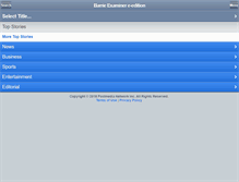 Tablet Screenshot of eedition.thebarrieexaminer.com